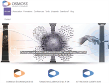 Tablet Screenshot of osmoseformations.com